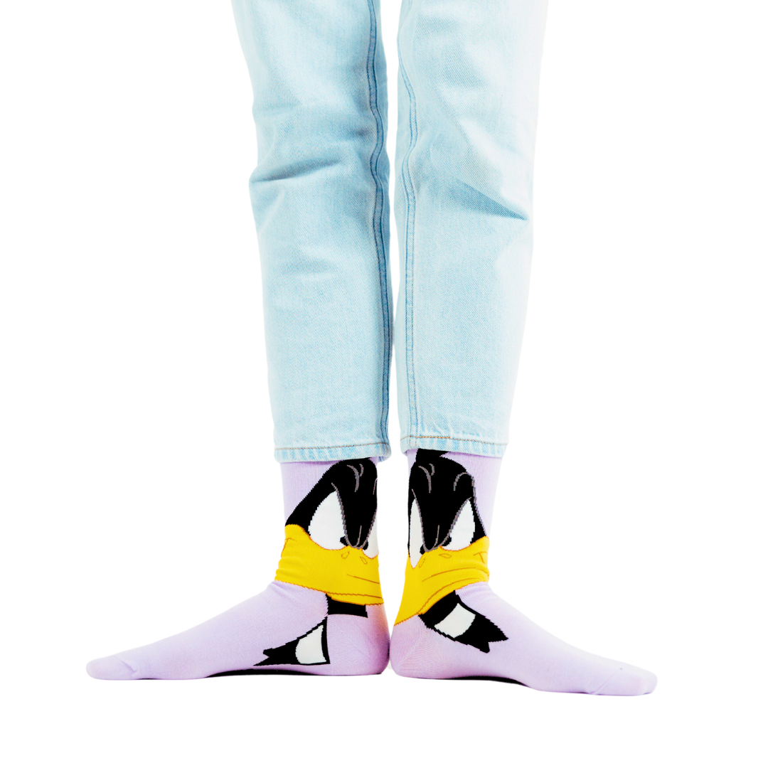Duffy Duck Purple-Looney Tunes Collection- Socks