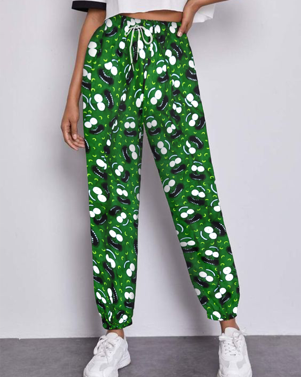 Pickle Rick Big Face Jammies