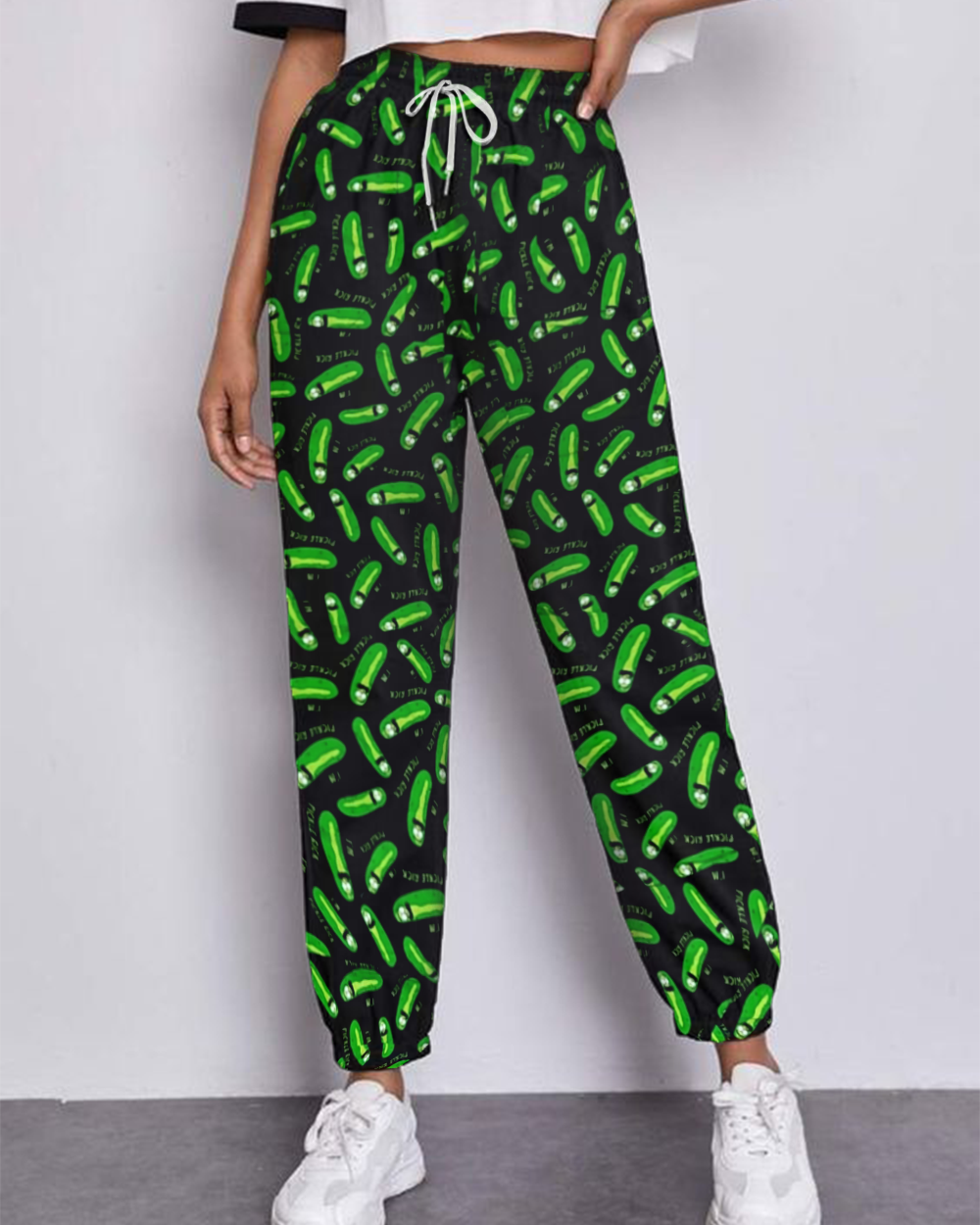 Jammies - Pickle Rick - Black