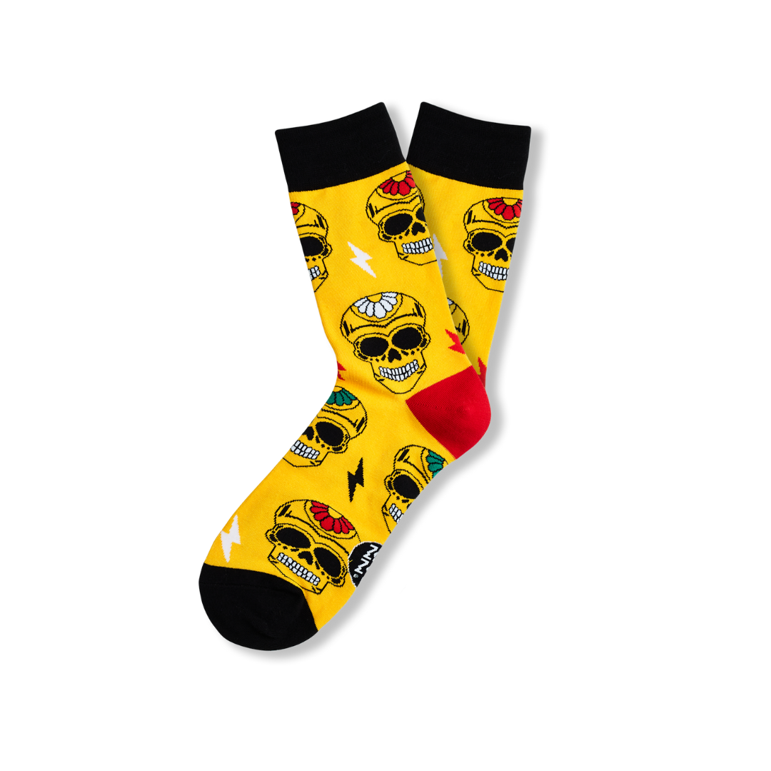 Skull Face Yellow