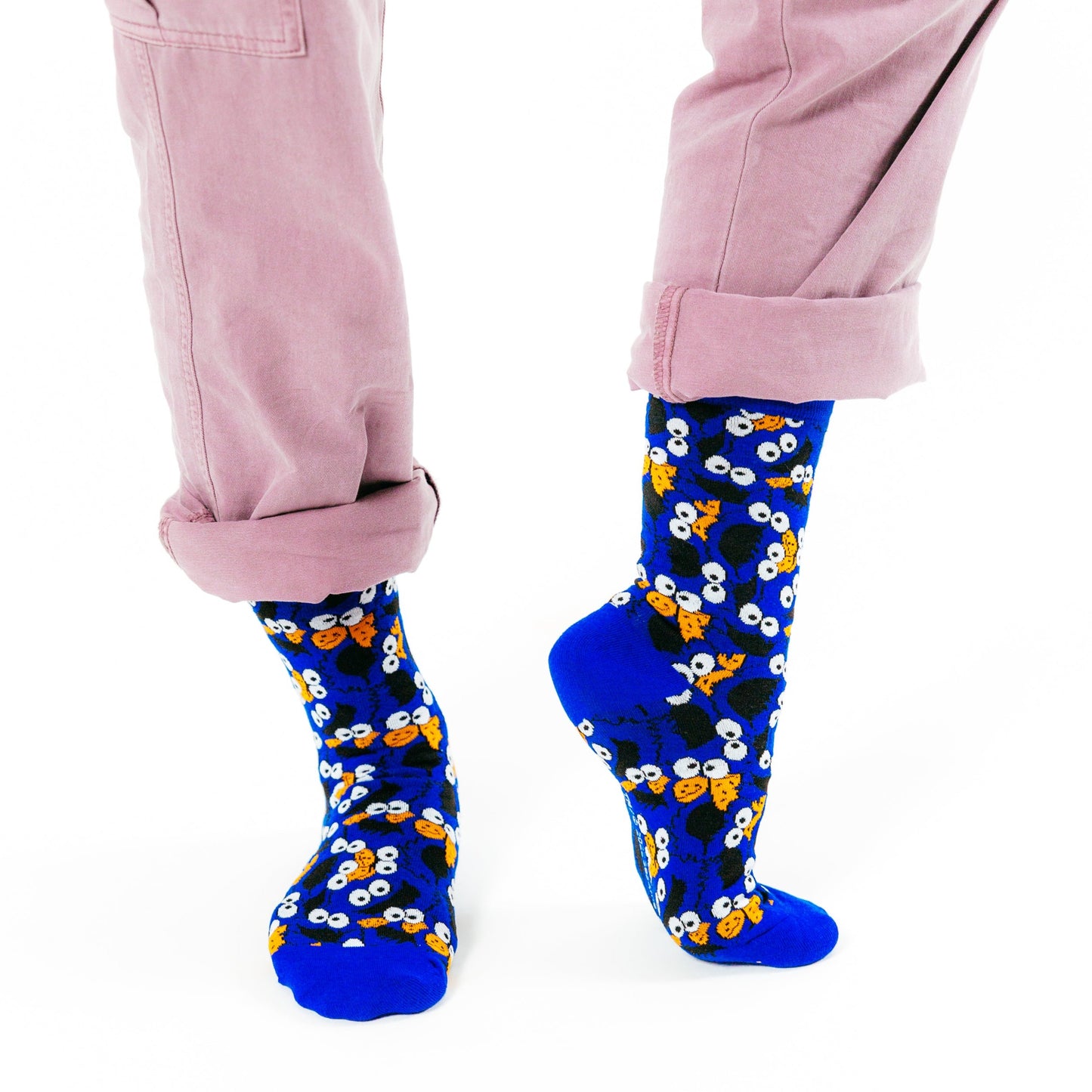 Cookie Monster & Cookies - Sesame St- Socks
