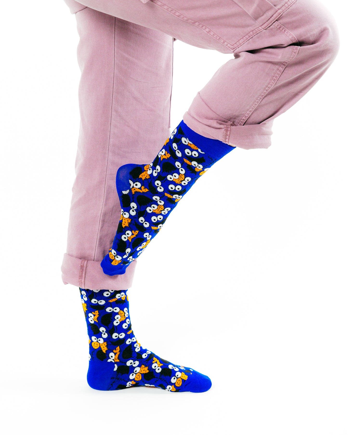 Cookie Monster & Cookies - Sesame St- Socks