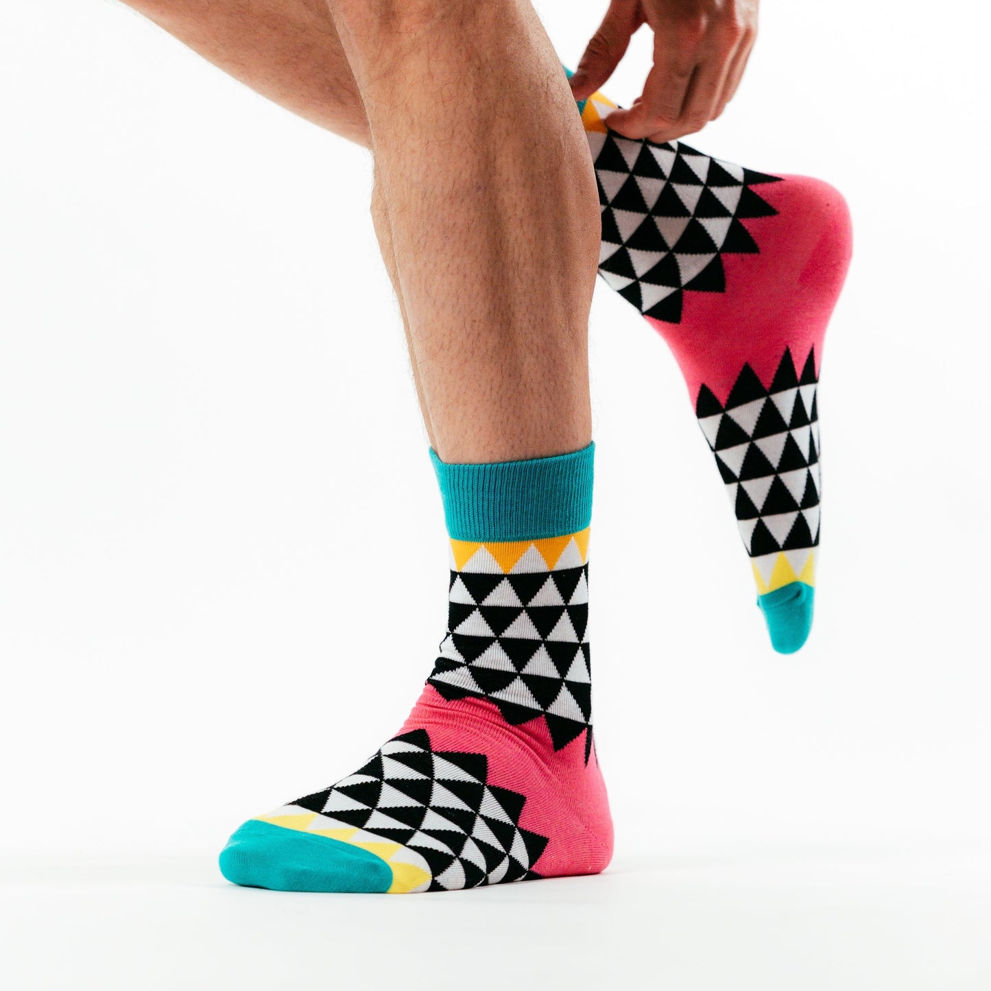 Triangle Pink&White