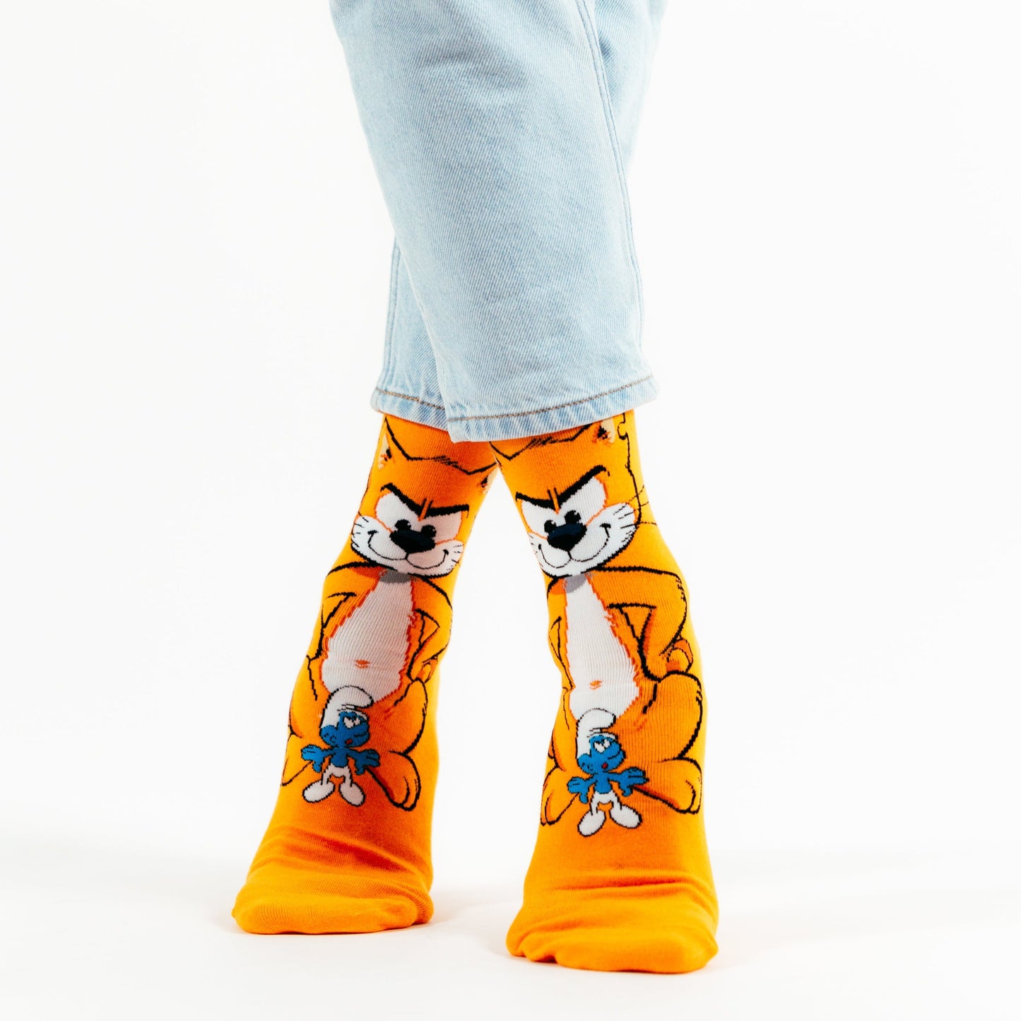 Azrael Cat Orange- The Smurfs Collection- Socks