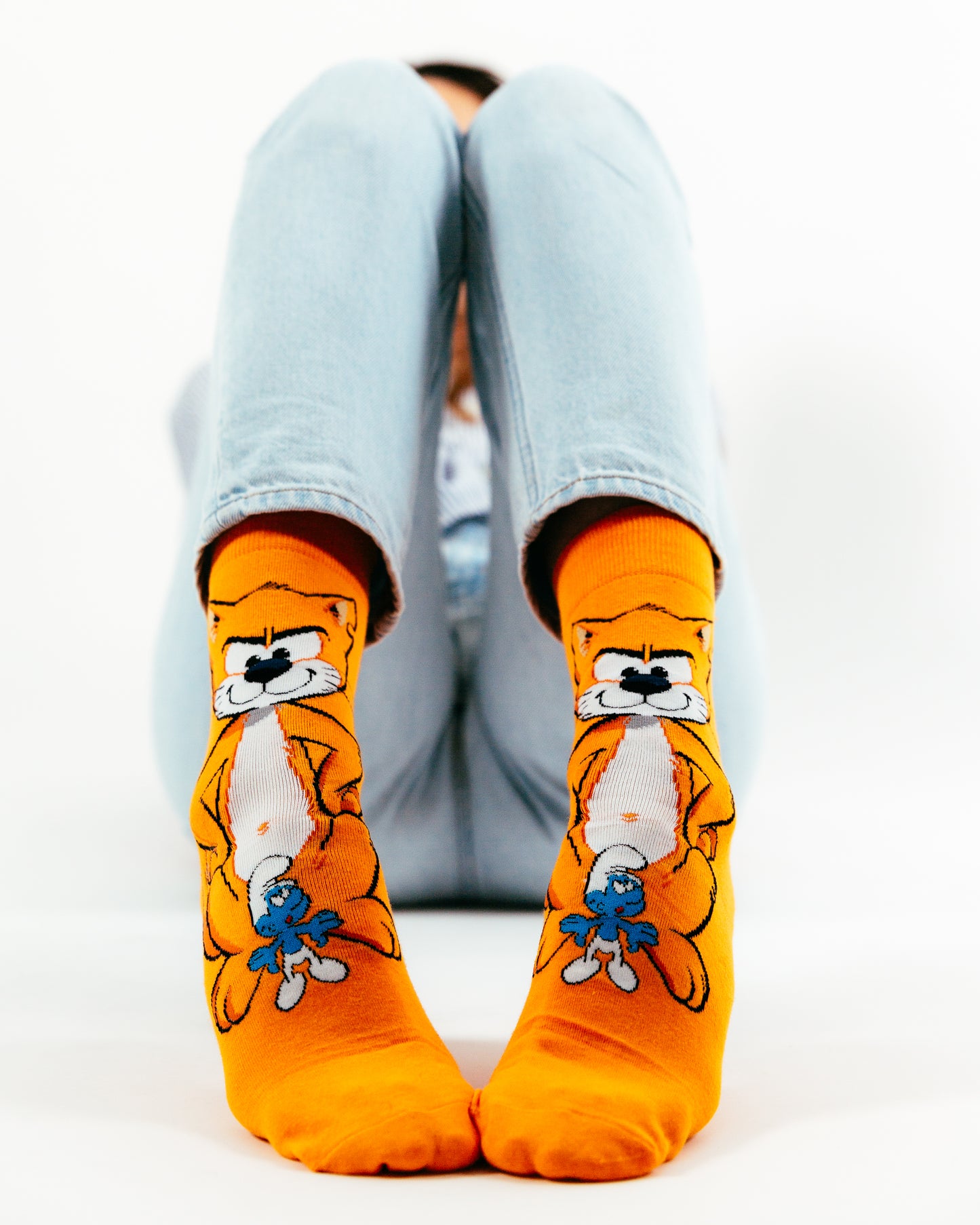 Azrael Cat Orange- The Smurfs Collection- Socks