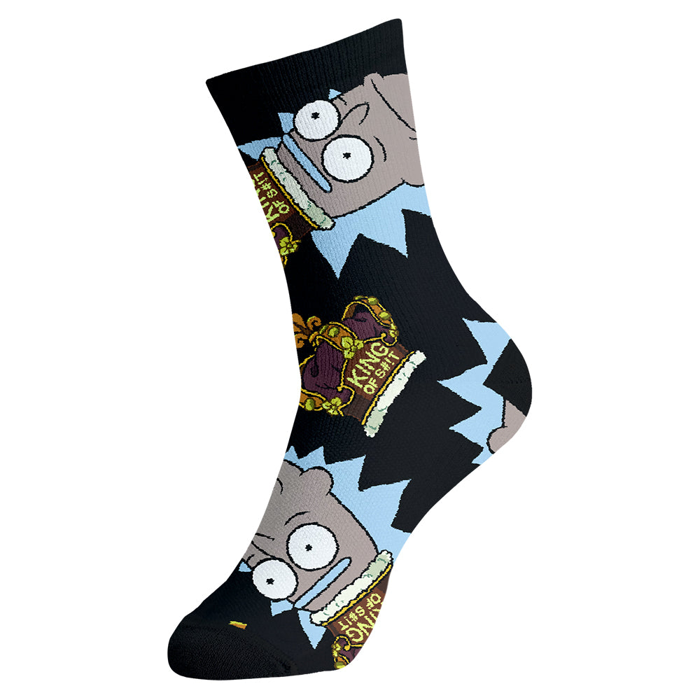King Of Shit - Rick & Morty Collection Socks