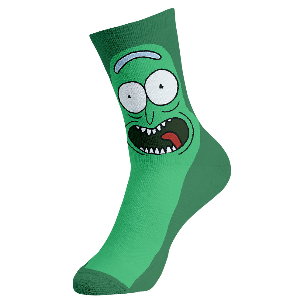 PICKLE RICK LARGE FACE SOCKS