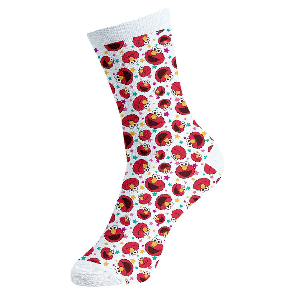 White Elmo -Sesame St- Socks
