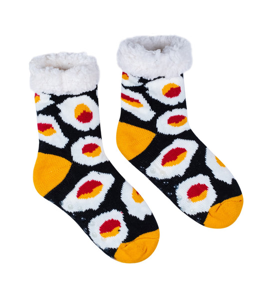 Sunny side fluffy socks