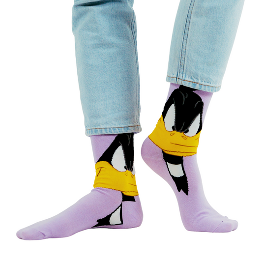 Duffy Duck Purple-Looney Tunes Collection- Socks