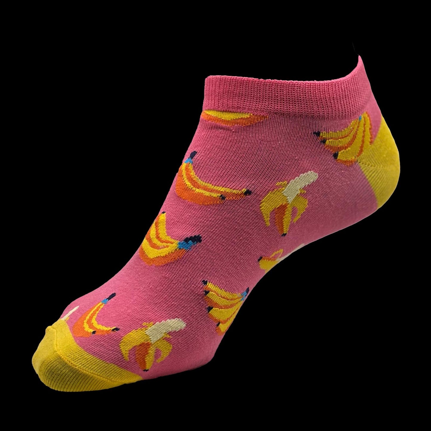 Sneaker Socks - Pink Bananas