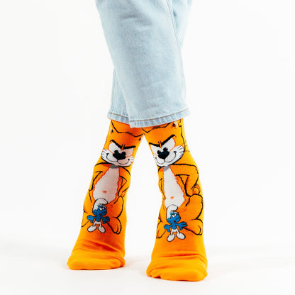 Azrael Cat Orange- The Smurfs Collection- Socks