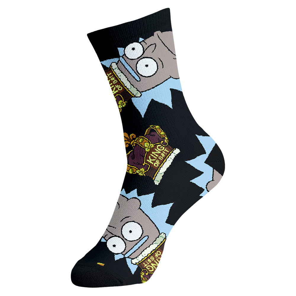 King Of Shit - Rick & Morty  Collection Socks