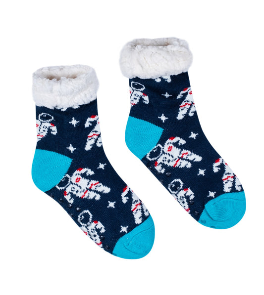 Astronaut fluffy socks