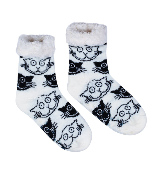Cats fluffy socks