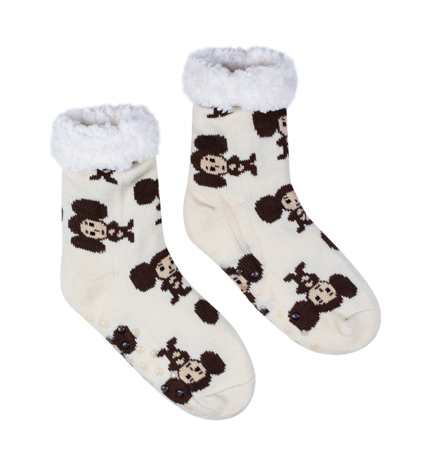 Chiborashak white fluffy socks
