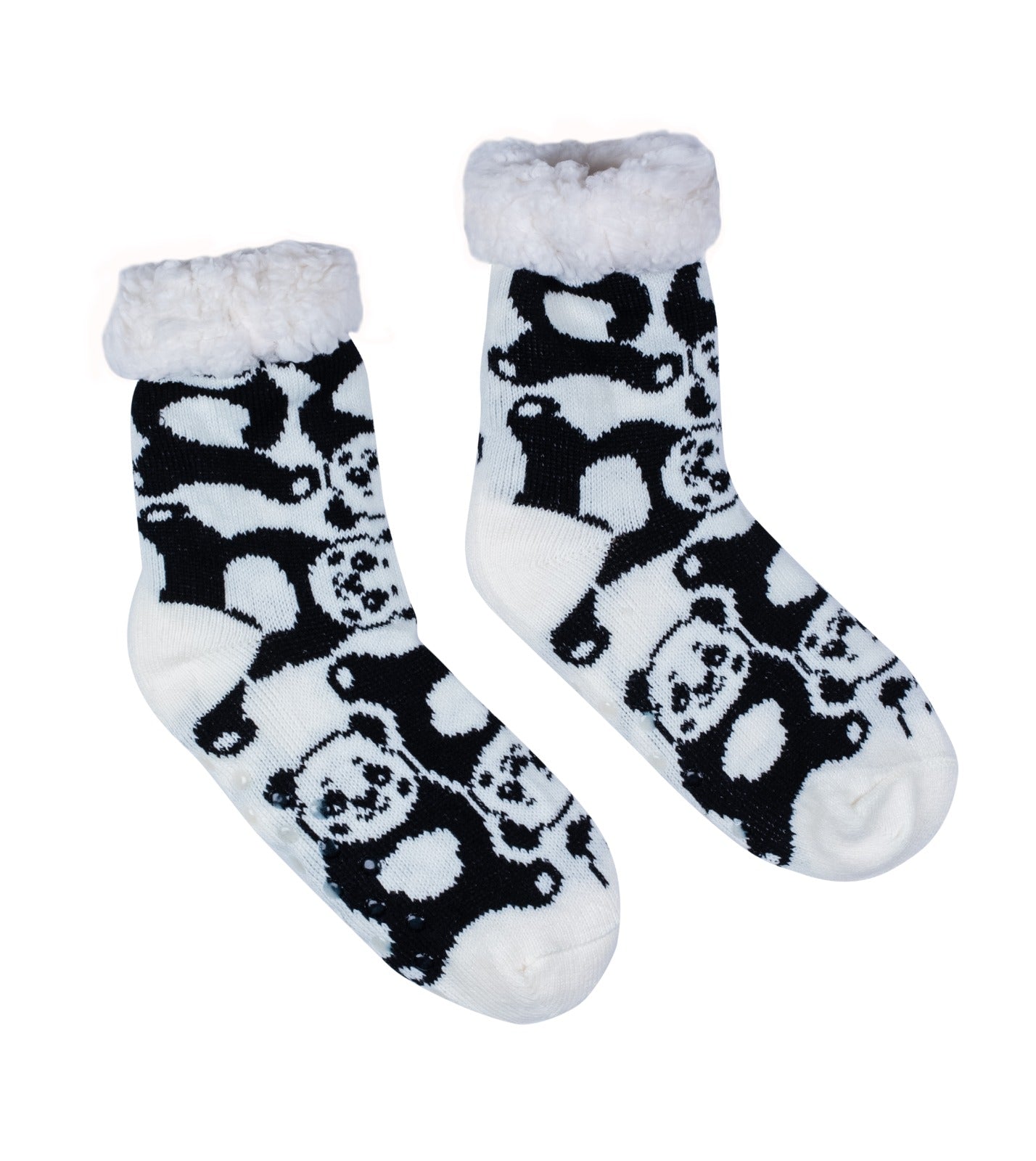 Panda fluffy socks