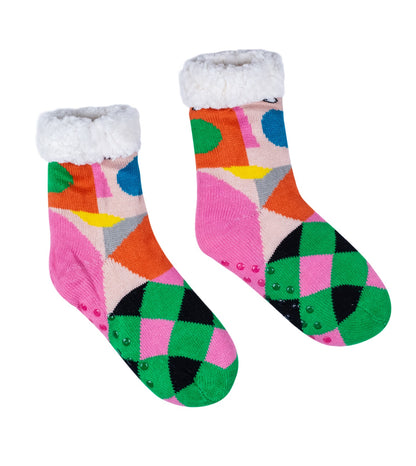 Picasso fluffy socks