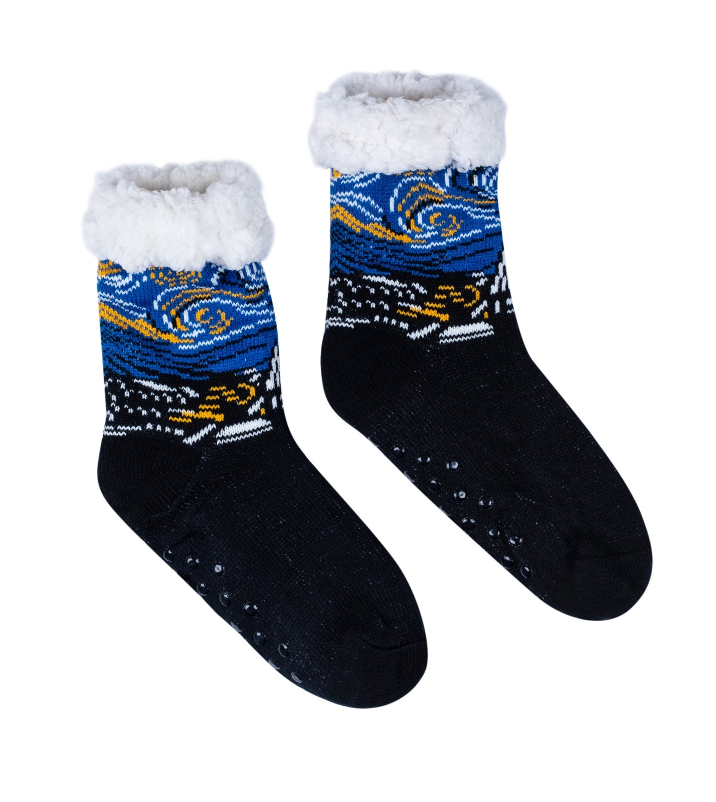 Van Gogh fluffy socks