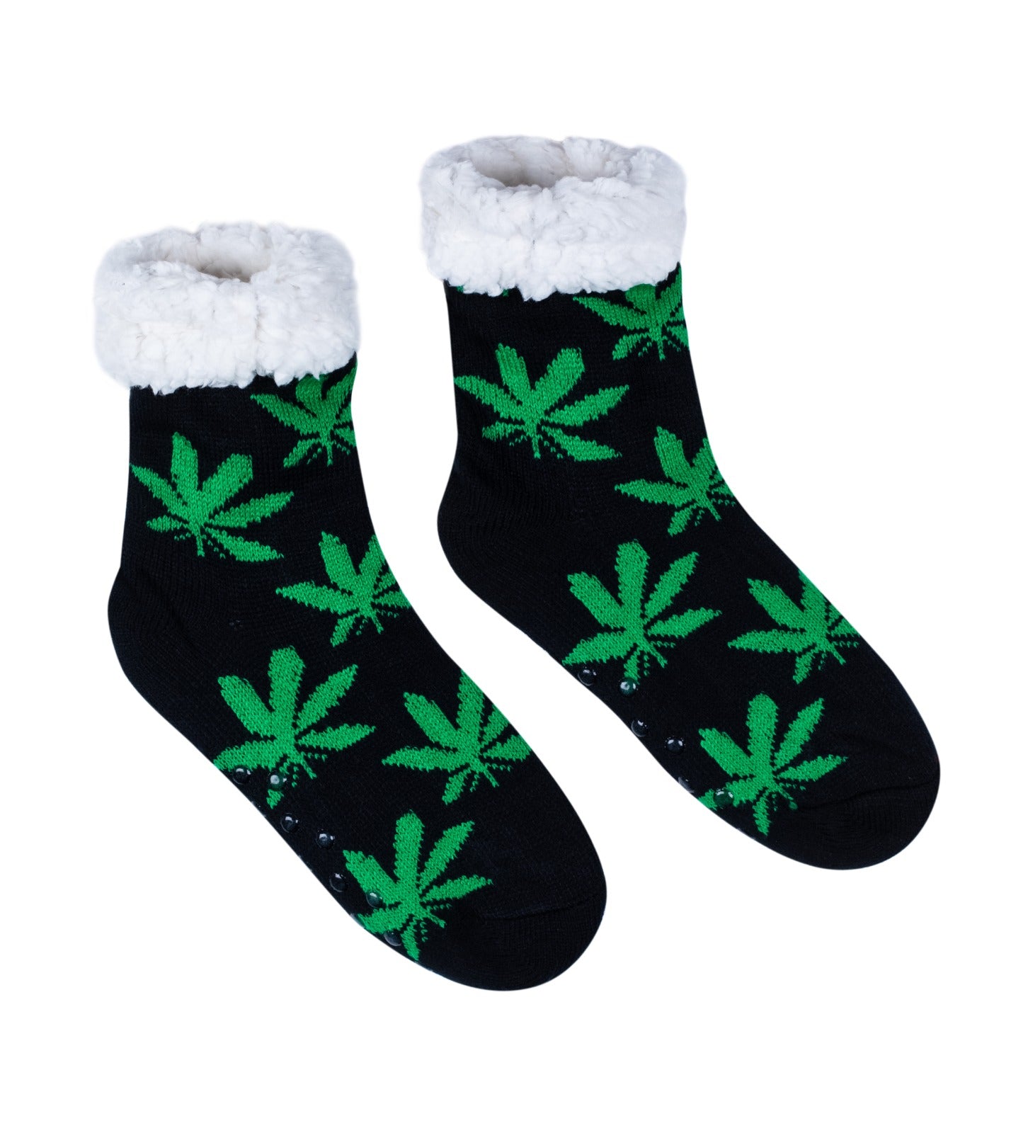 Weed fluffy socks